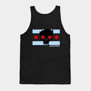 Chicago Proper Flag Skull Tank Top